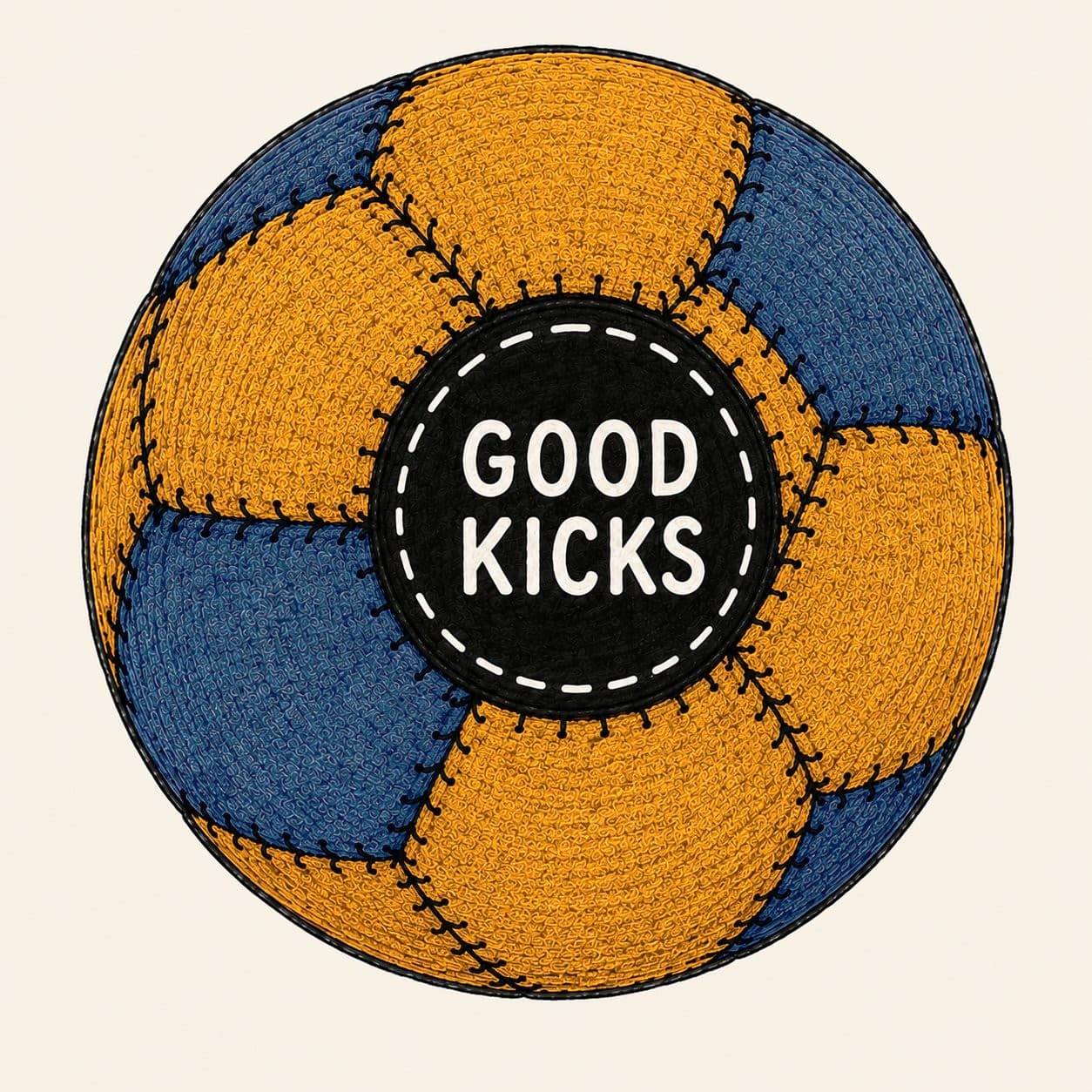 Good Kicks hand-stitched Massachusetts foot bag